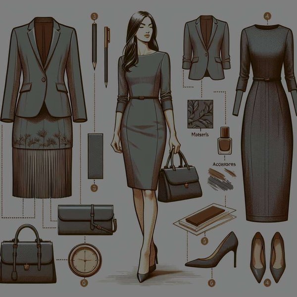 How to Match a Satchel with a Sheath Dress for a Coordinated Business Outfit?