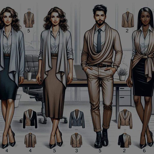 What Are the Best Ways to Wear a Draped Cardigan for a Polished Office Look?